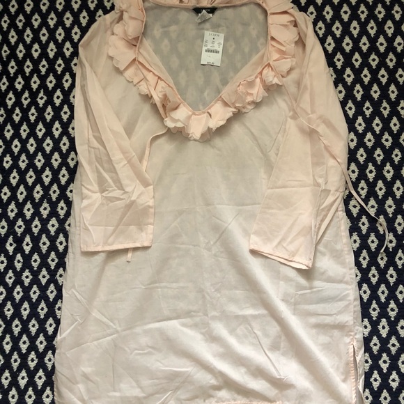 Jcrew Garden Tunic NWT pink - Picture 2 of 4